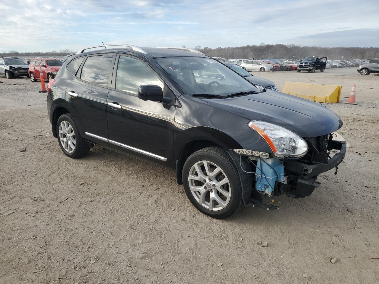 2012 Nissan Rogue VIN JN8AS5MV4CW368785 Copart auction photo, front end damage thumbnail 4