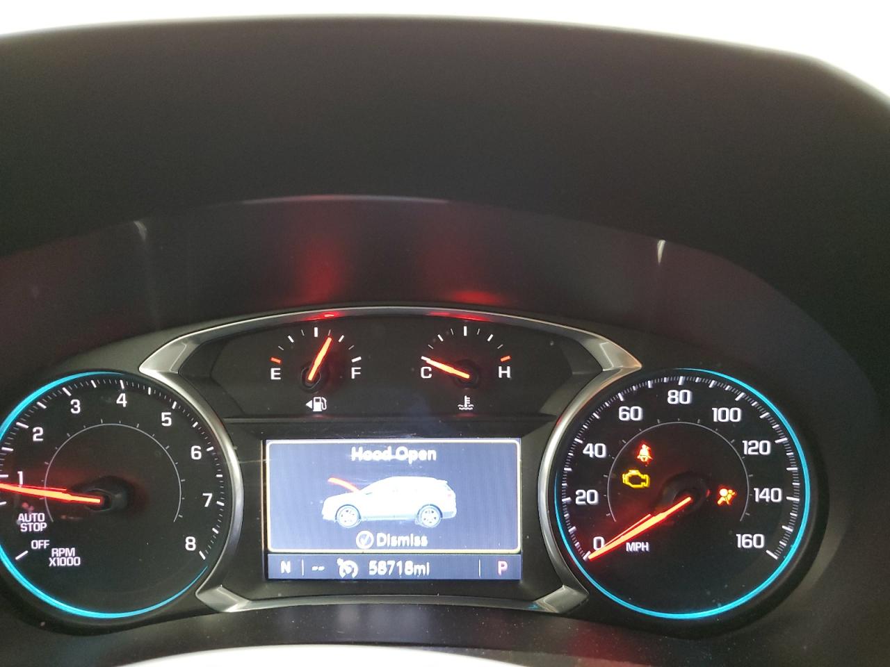 2019 Chevrolet Equinox VIN 3GNAXKEV8KS553143 Copart auction photo, front end / side damage thumbnail 9