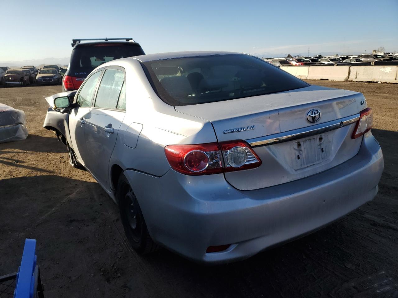 2012 Toyota Corolla VIN 5YFBU4EE8CP019303 Copart auction photo, front end / rear end damage thumbnail 2
