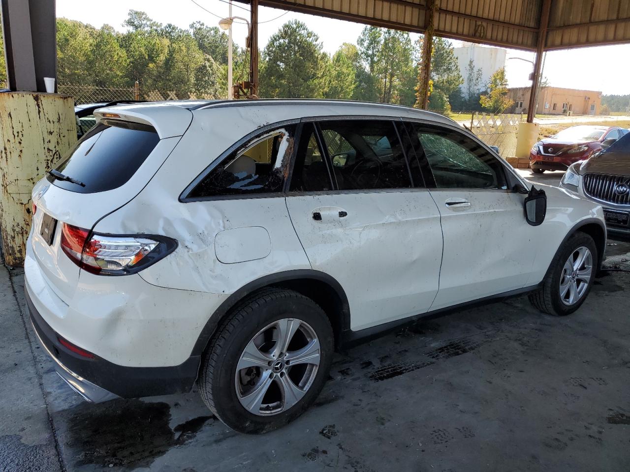 2018 Mercedes-Benz GLC VIN WDC0G4JB6JV028726 Copart auction photo, all over damage thumbnail 3