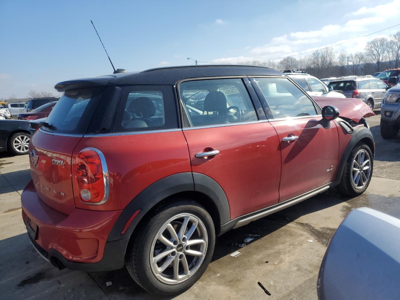 2016 MINI Cooper VIN WMWZC5C59GWP49550 Copart auction photo, front end damage thumbnail 3