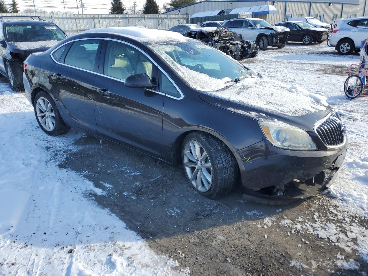 2015 Buick Verano VIN 1G4PR5SK8F4186237 Copart auction photo, front end / undercarriage damage thumbnail 4