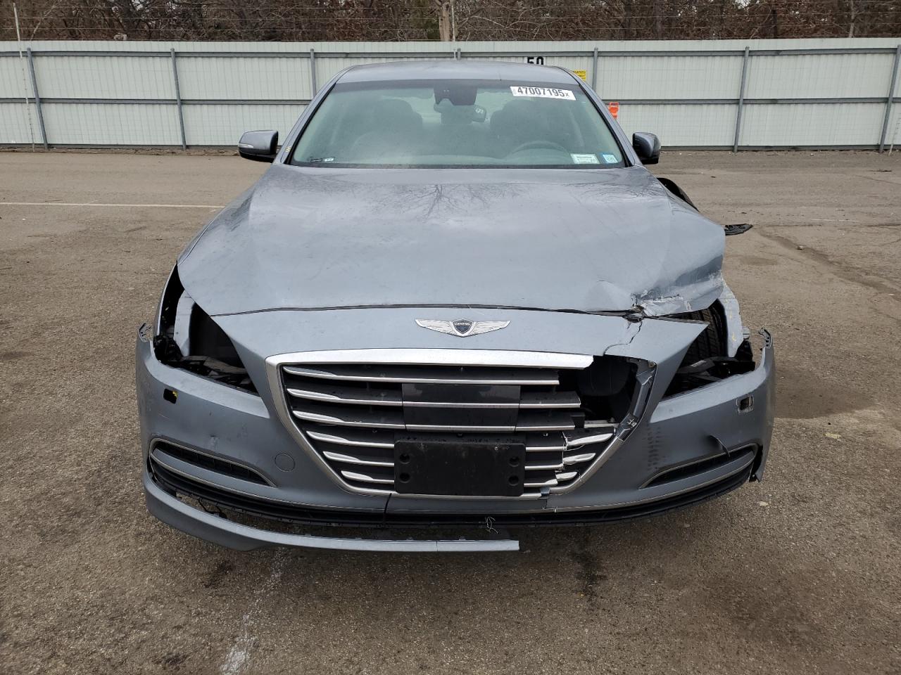 2017 Genesis G80 VIN KMHGN4JE6HU191876 Copart auction photo, front end / side damage thumbnail 5