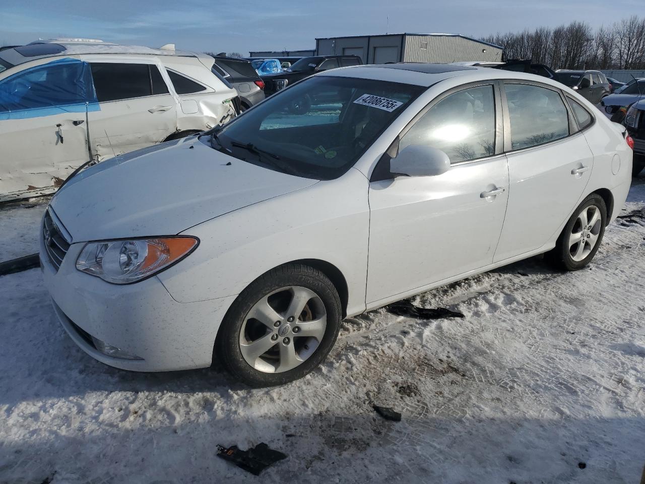 2007 Hyundai Elantra VIN KMHDU46D37U121093
