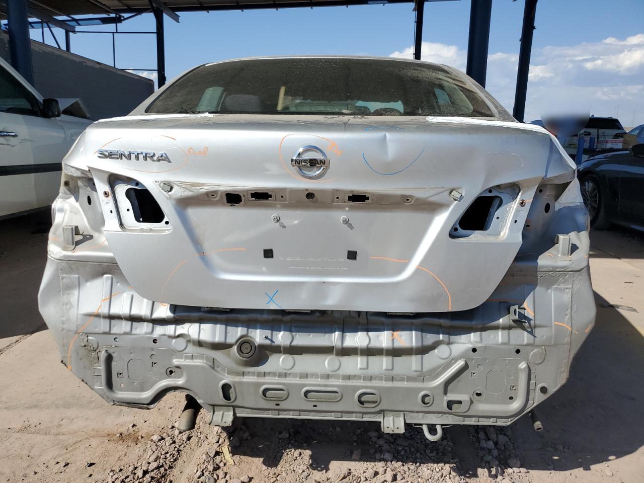 2018 Nissan Sentra VIN 3N1AB7AP0JY224172 Copart auction photo, rear end damage thumbnail 6