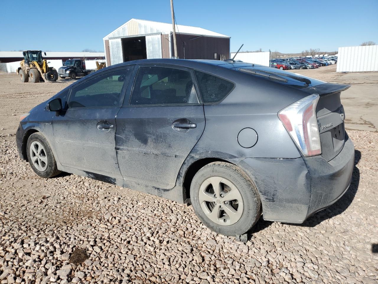 2014 Toyota Prius VIN JTDKN3DU2E1761445 Copart auction photo, front end damage thumbnail 2