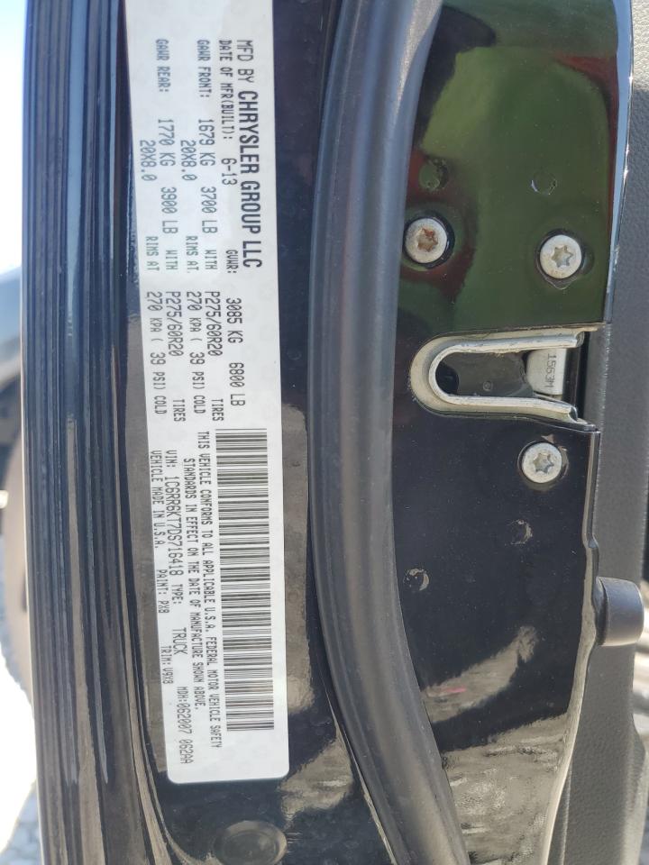 2013 RAM 1500 VIN 1C6RR6KT7DS716418 Copart auction photo, side / undercarriage damage thumbnail 15