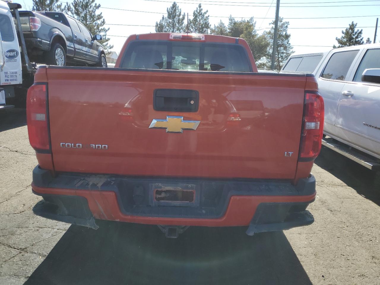 2016 Chevrolet Colorado VIN 1GCGTCE37G1351955 Copart auction photo, all over damage thumbnail 6