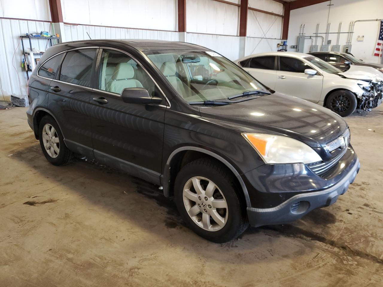 2007 Honda CR-V VIN JHLRE48537C069437 Copart auction photo, side / rear end damage thumbnail 4
