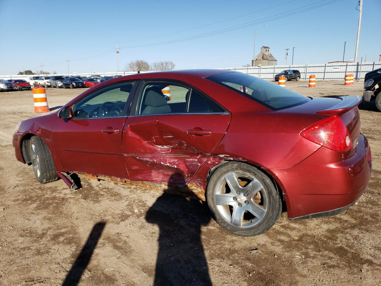 2010 Pontiac G6 VIN 1G2ZA5EB9A4162641 Copart auction photo, side / front end damage thumbnail 2