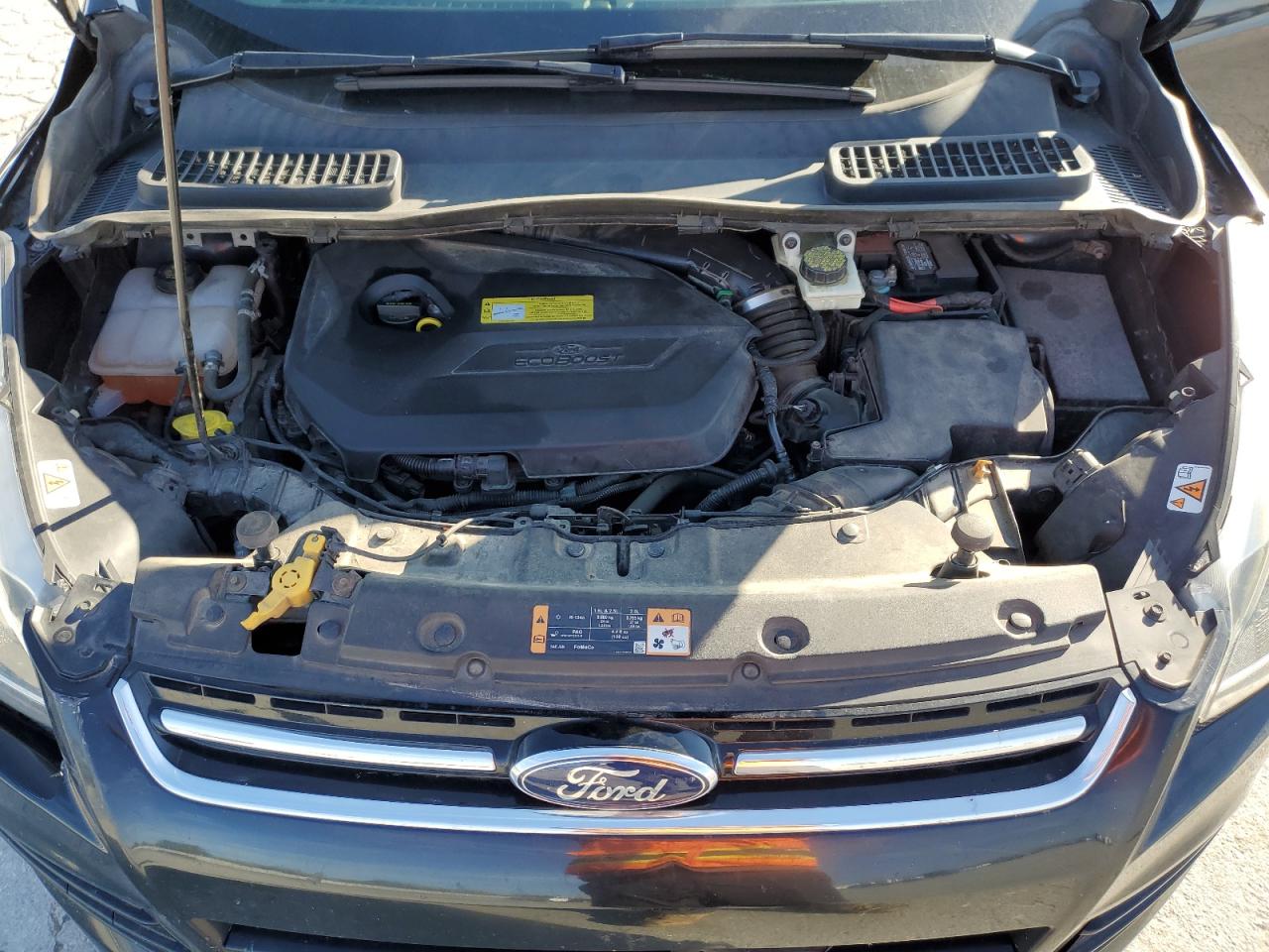 2014 Ford Escape VIN 1FMCU9JXXEUA91419 Copart auction photo, rear end / front end damage thumbnail 14