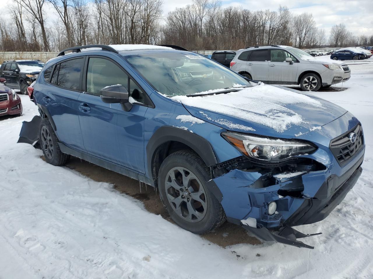 2021 Subaru XV VIN JF2GTHSC0MH306748 Copart auction photo, rear end / front end damage thumbnail 4