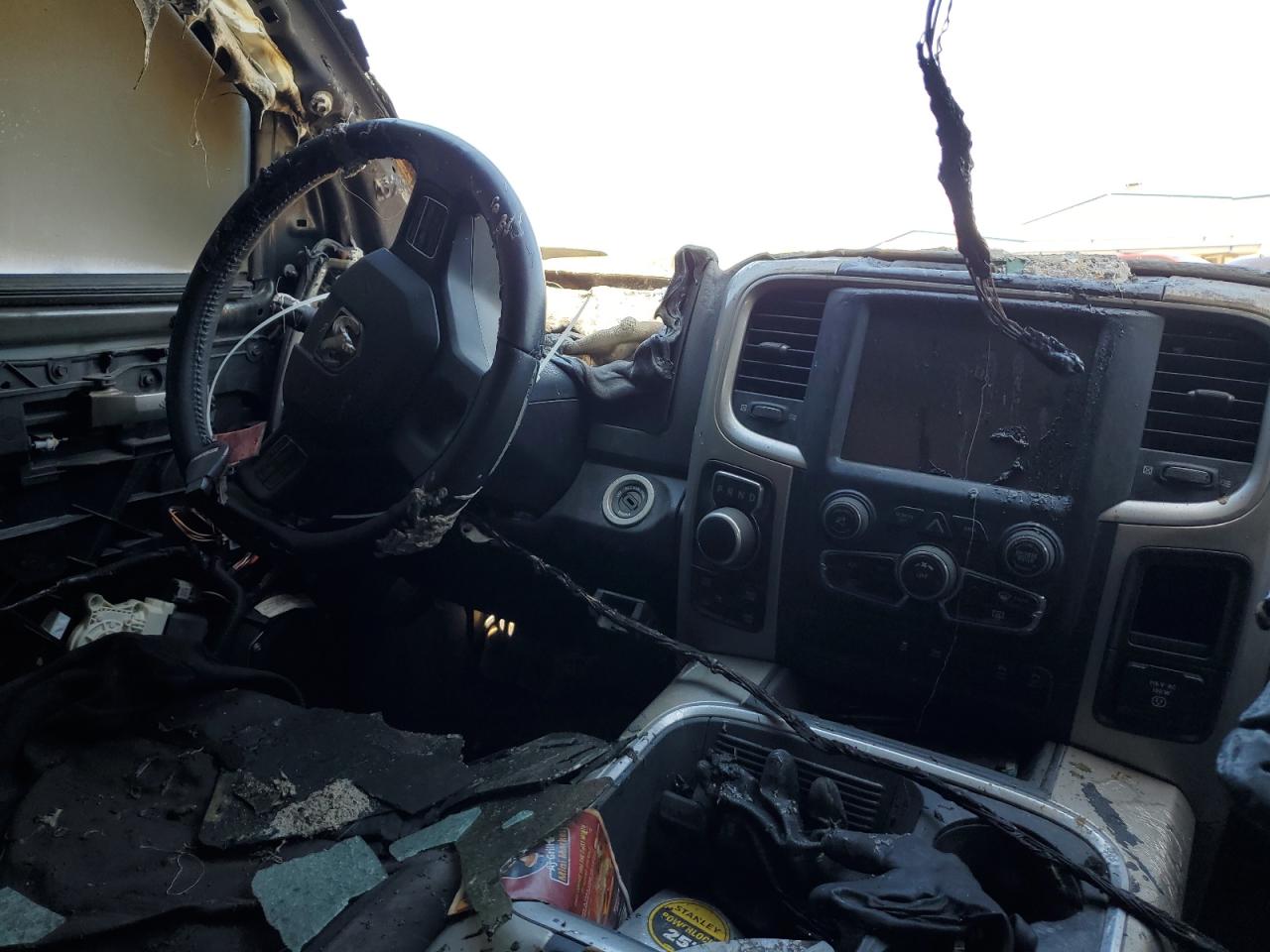 2016 RAM 1500 VIN 3C6RR7LT2GG389183 Copart auction photo, burn - engine / burn - interior damage thumbnail 8