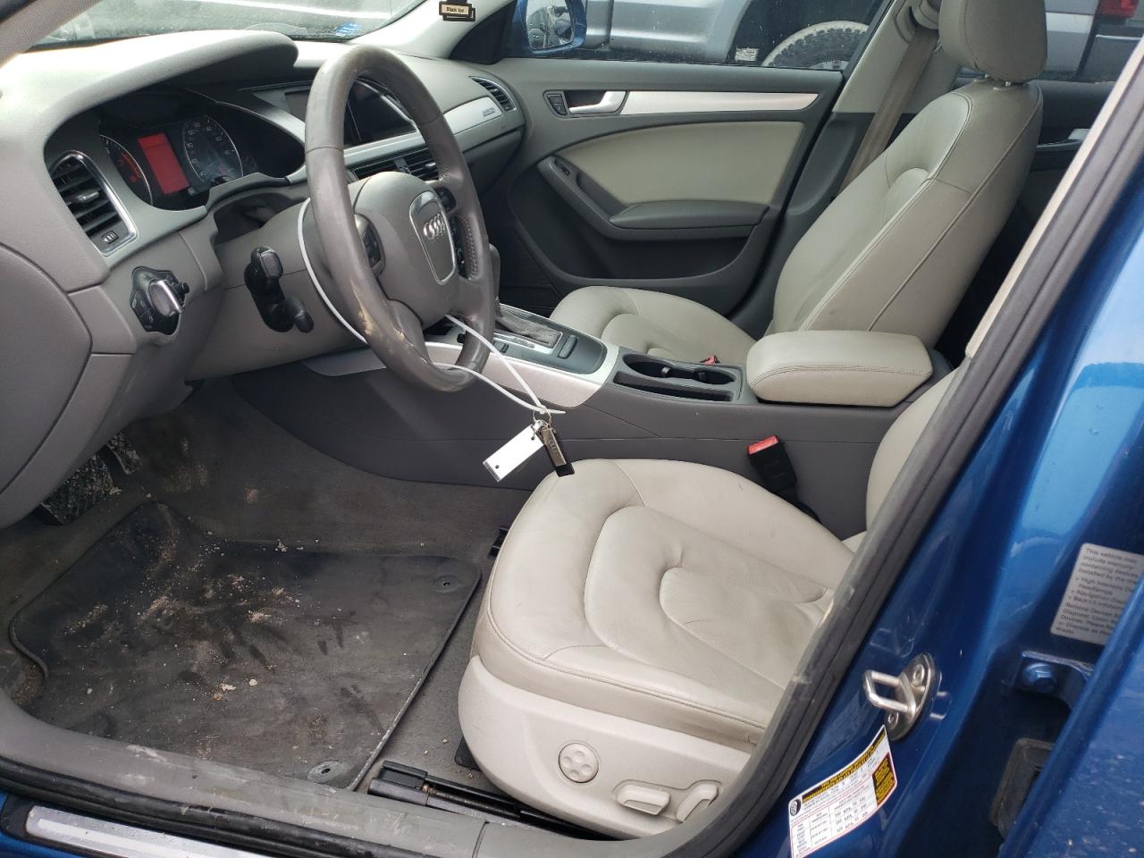 2009 Audi A4 VIN WAULK78KX9N008318 Copart auction photo, all over / side damage thumbnail 7