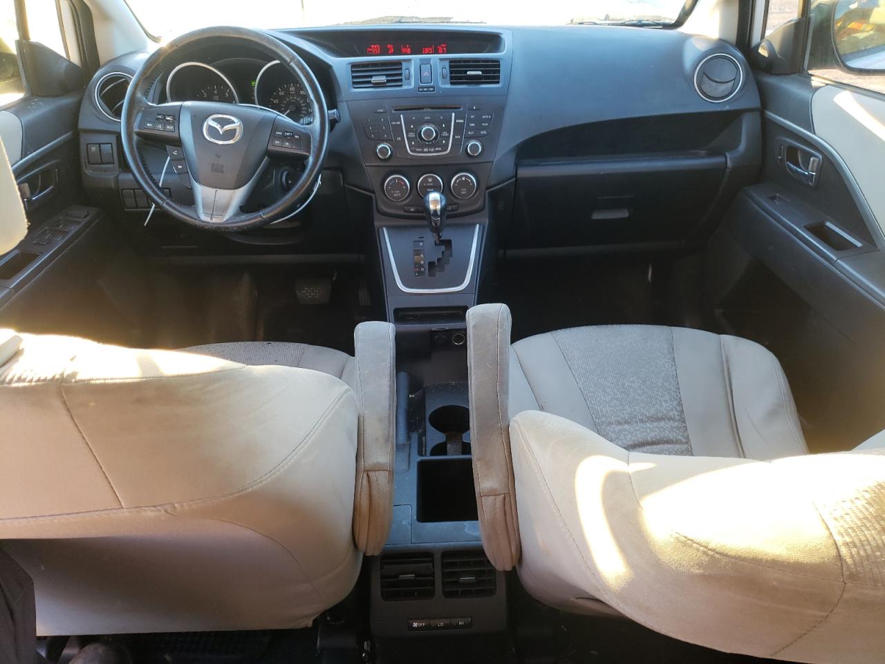 2012 Mazda 5 VIN JM1CW2CL4C0135466 Copart auction photo, side / front end damage thumbnail 8