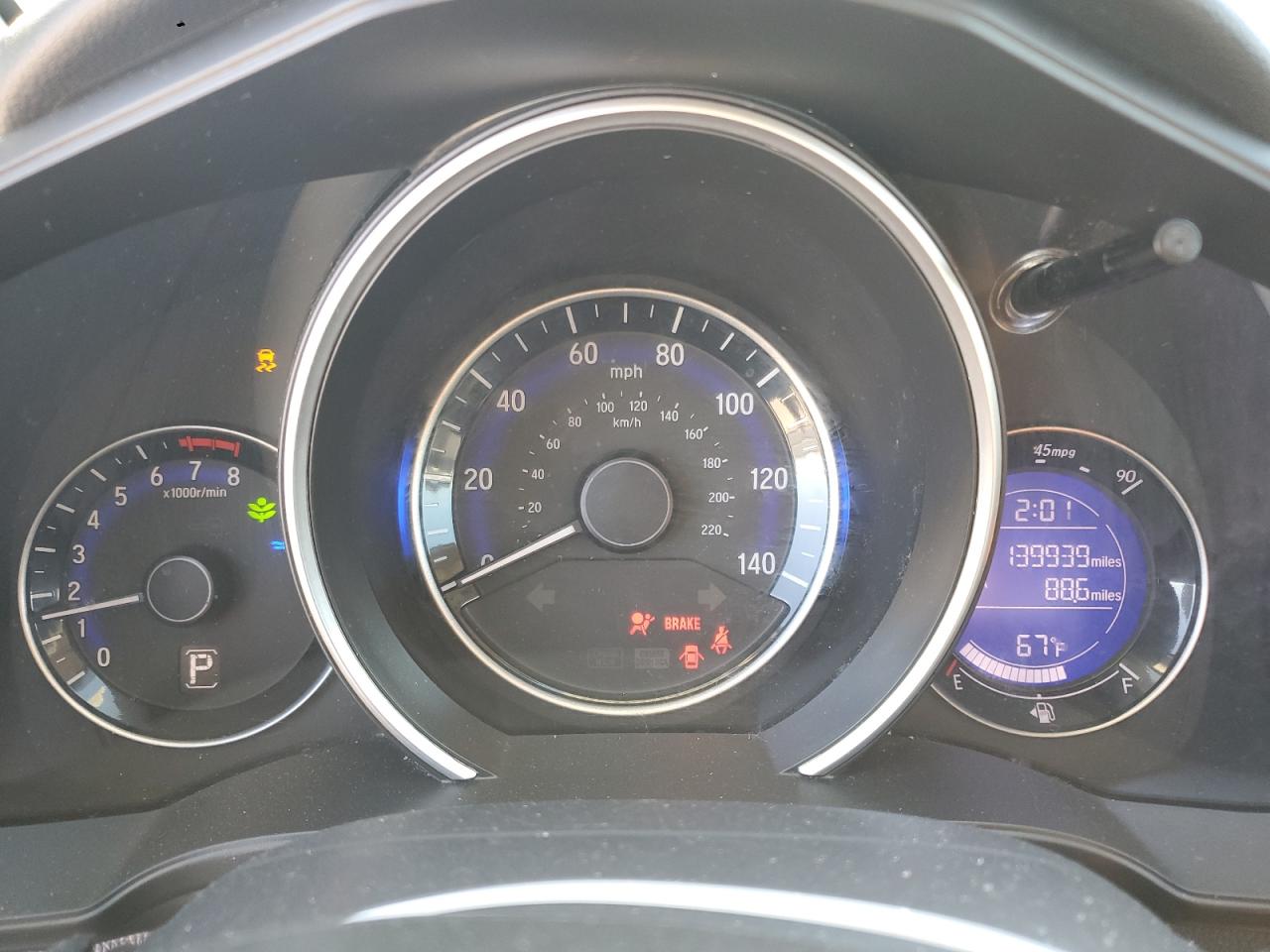 2019 Honda Fit VIN 3HGGK5H47KM745262 Copart auction photo, front end / side damage thumbnail 9