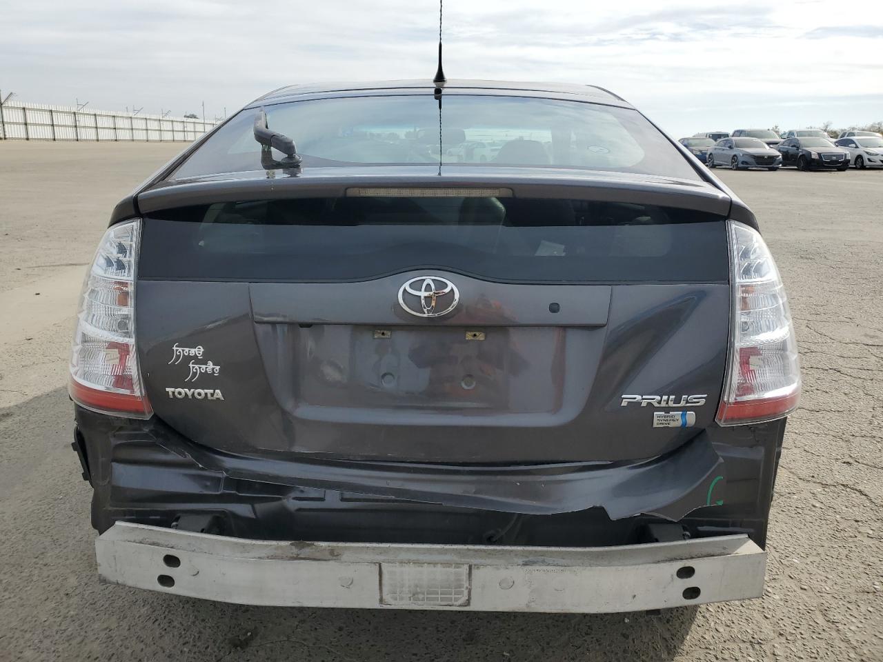2009 Toyota Prius VIN JTDKB20U693490263 Copart auction photo, rear end damage thumbnail 6
