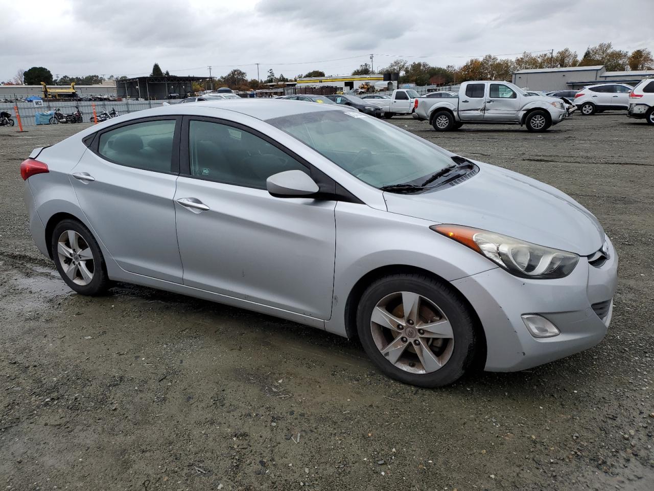 2013 Hyundai Elantra VIN 5NPDH4AE1DH451264 Copart auction photo, rear end damage thumbnail 4