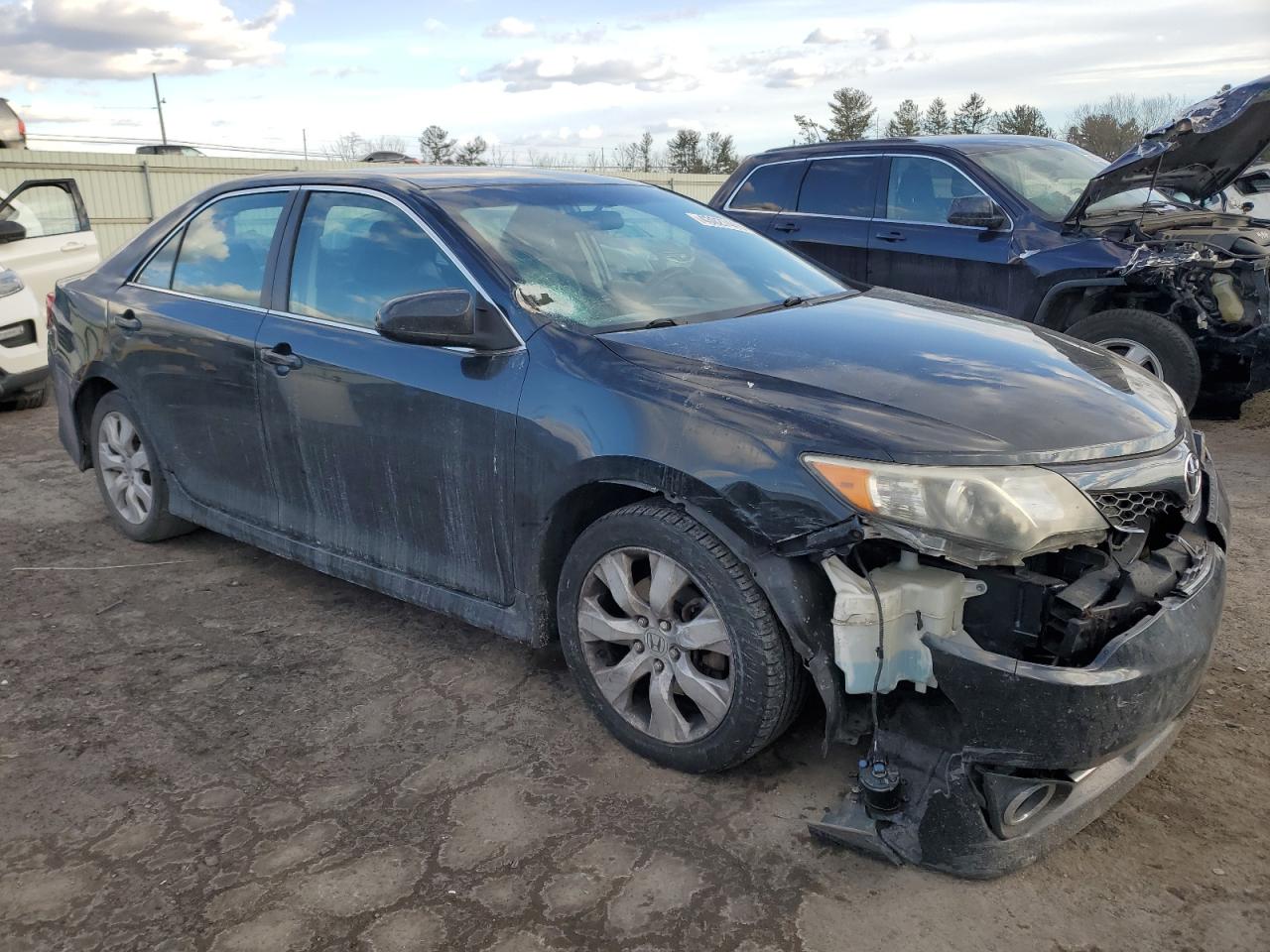 2012 Toyota Camry VIN 4T1BF1FK3CU609386 Copart auction photo, front end / rear end damage thumbnail 4
