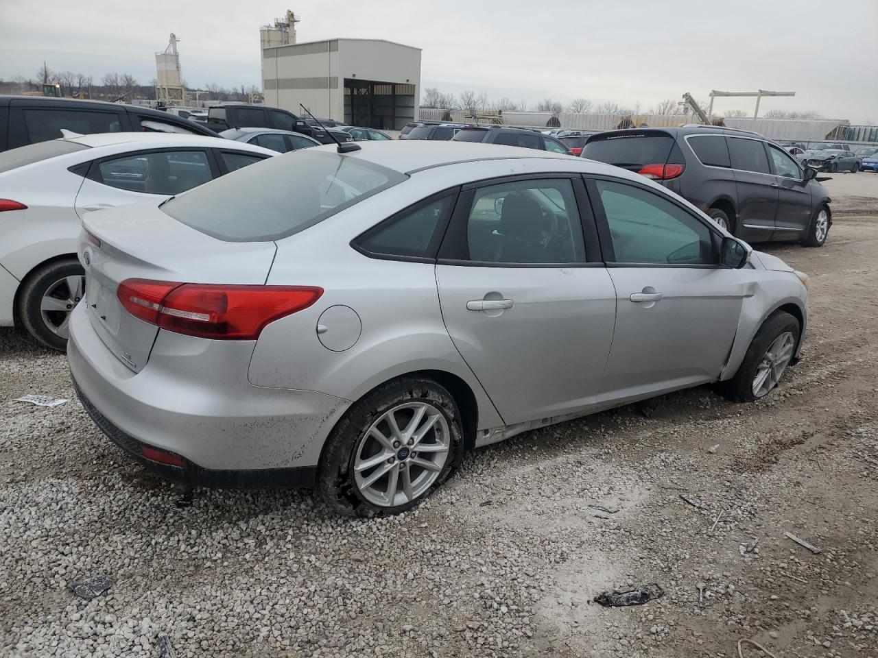 2016 Ford Focus VIN 1FADP3F25GL364856 Copart auction photo, side damage thumbnail 3