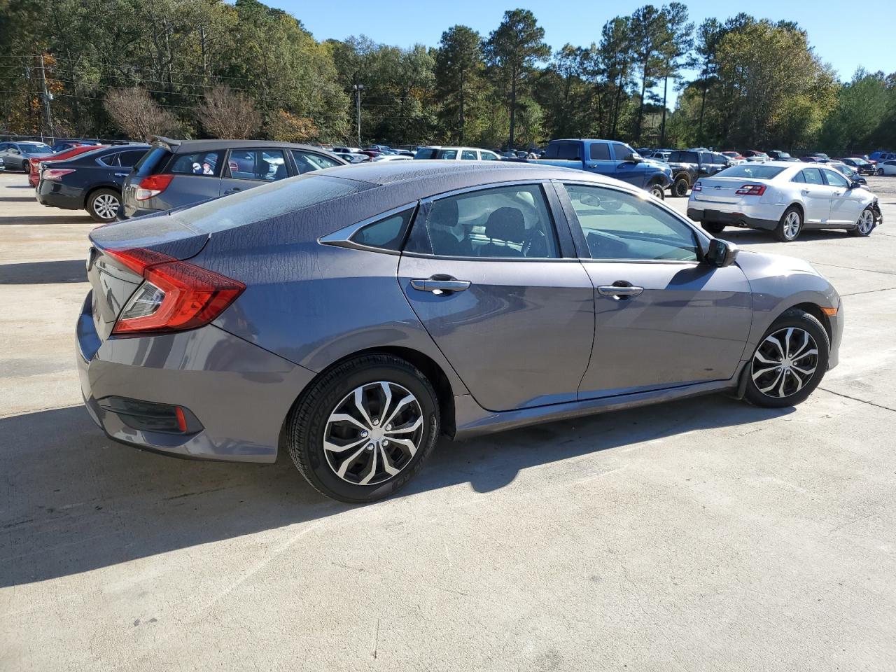 2017 Honda Civic VIN 2HGFC2F52HH518118 Copart auction photo, side damage thumbnail 3