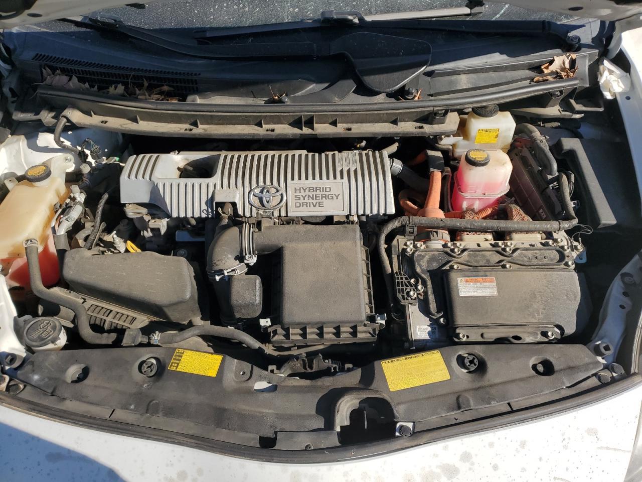 2013 Toyota Prius VIN JTDKN3DU0D0344023 Copart auction photo, front end damage thumbnail 11