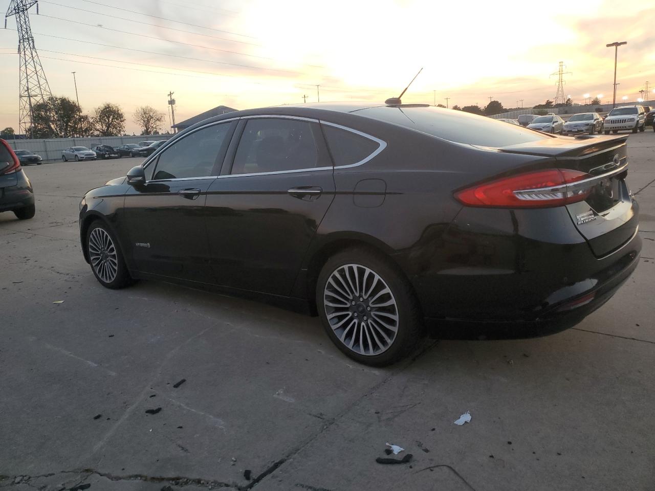 2018 Ford Fusion VIN 3FA6P0RU4JR147277 Copart auction photo, minor dent/scratches damage thumbnail 2