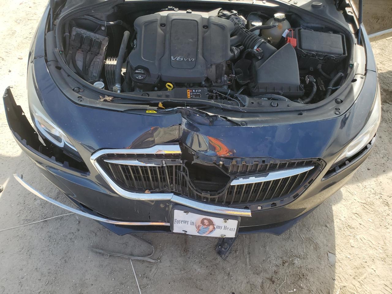 2017 Buick LaCrosse VIN 1G4ZP5SS3HU152109 Copart auction photo, front end / side damage thumbnail 11