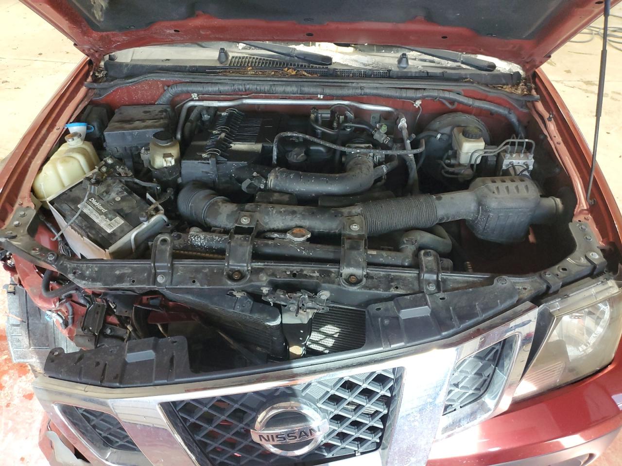 2013 Nissan Navara (Frontier) VIN 1N6BD0CT7DN759172 Copart auction photo, front end damage thumbnail 11