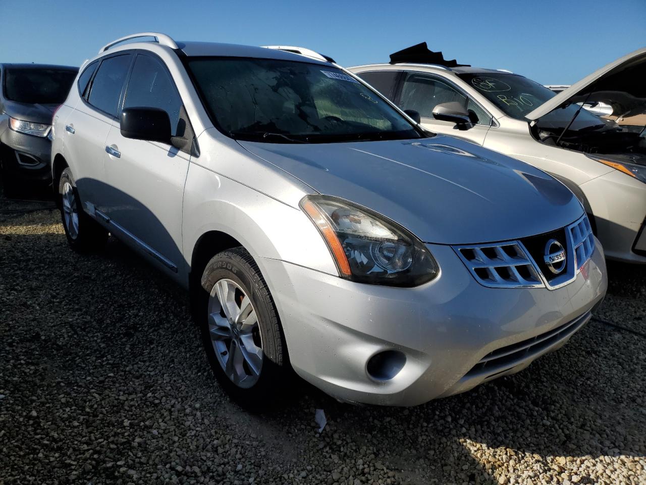 2015 Nissan Rogue VIN JN8AS5MT3FW163025 Copart auction photo, water/flood damage thumbnail 4