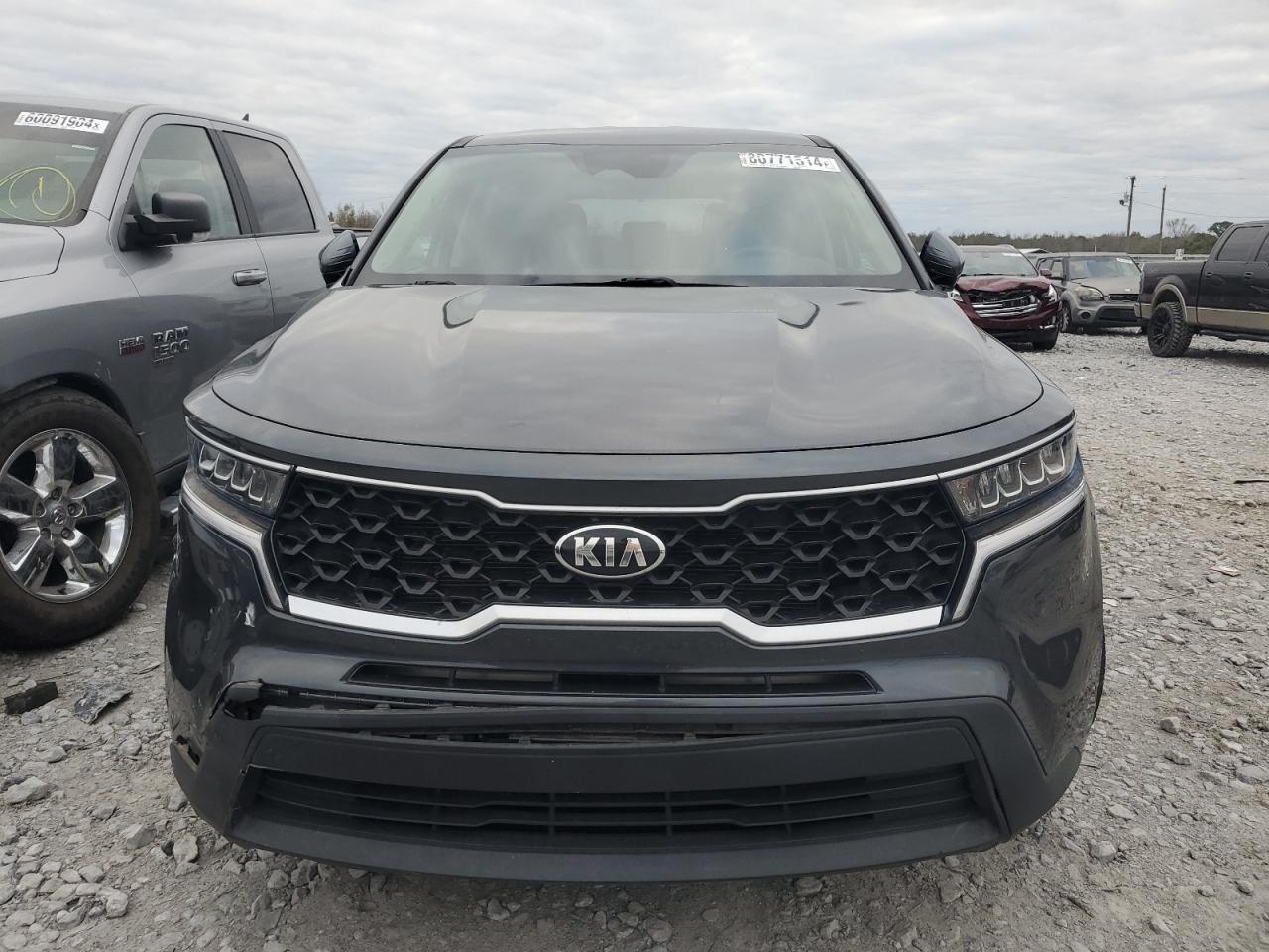 2021 KIA Sorento VIN 5XYRG4LC6MG027350 Copart auction photo, front end damage thumbnail 5
