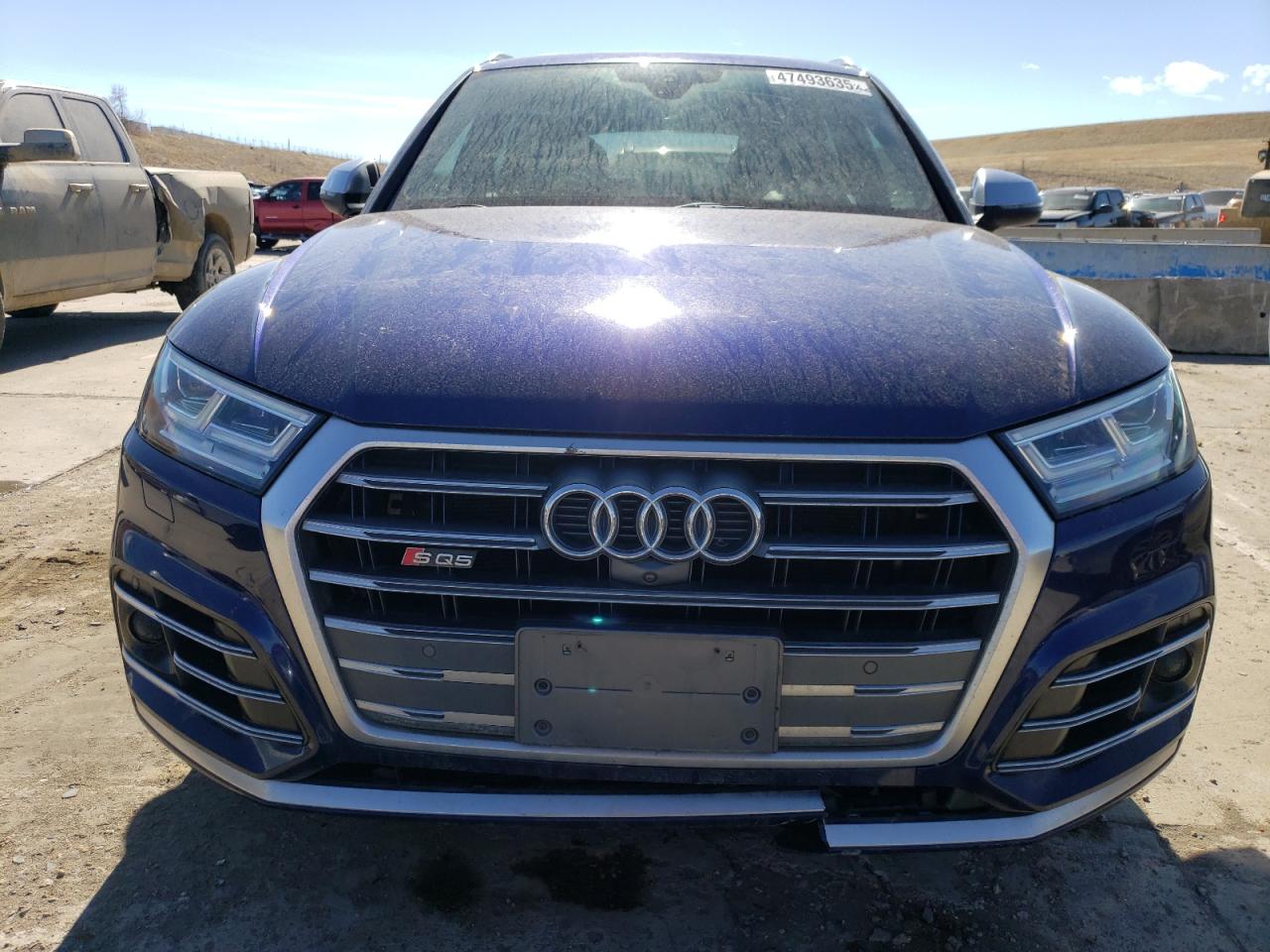 2018 Audi SQ5 VIN WA1C4AFY5J2177275 Copart auction photo, front end / side damage thumbnail 5