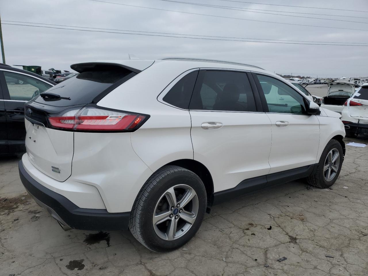 2019 Ford Edge VIN 2FMPK3J99KBB08587 Copart auction photo, front end / side damage thumbnail 3