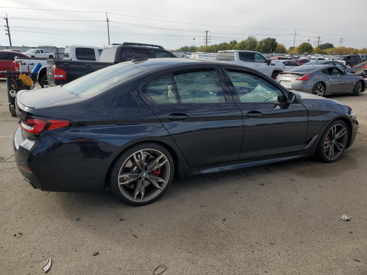 2022 BMW M5 VIN WBA13BK04NCH92986 Copart auction photo, front end damage thumbnail 3