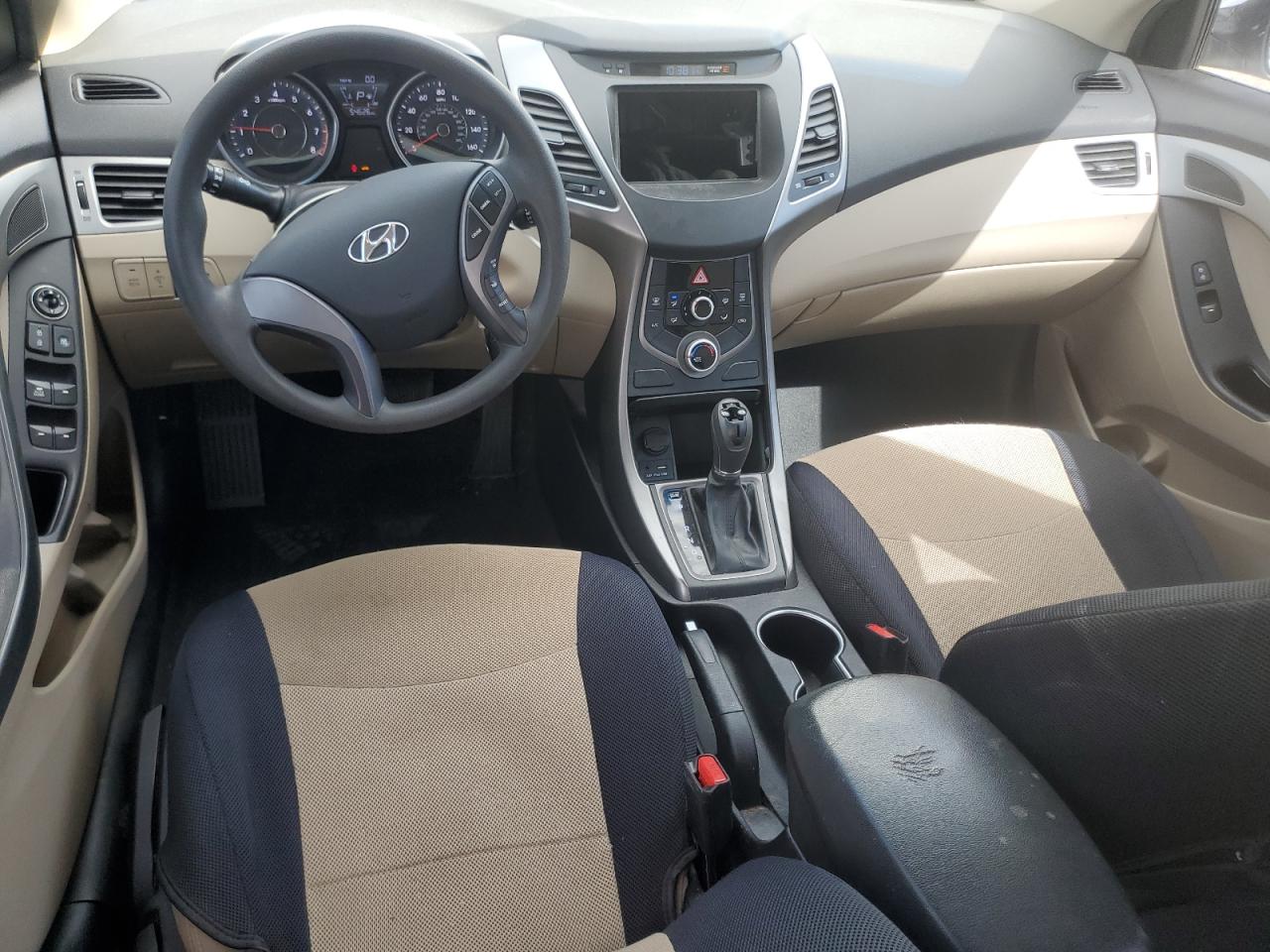 2015 Hyundai Elantra VIN 5NPDH4AEXFH593258 Copart auction photo, rear end damage thumbnail 8