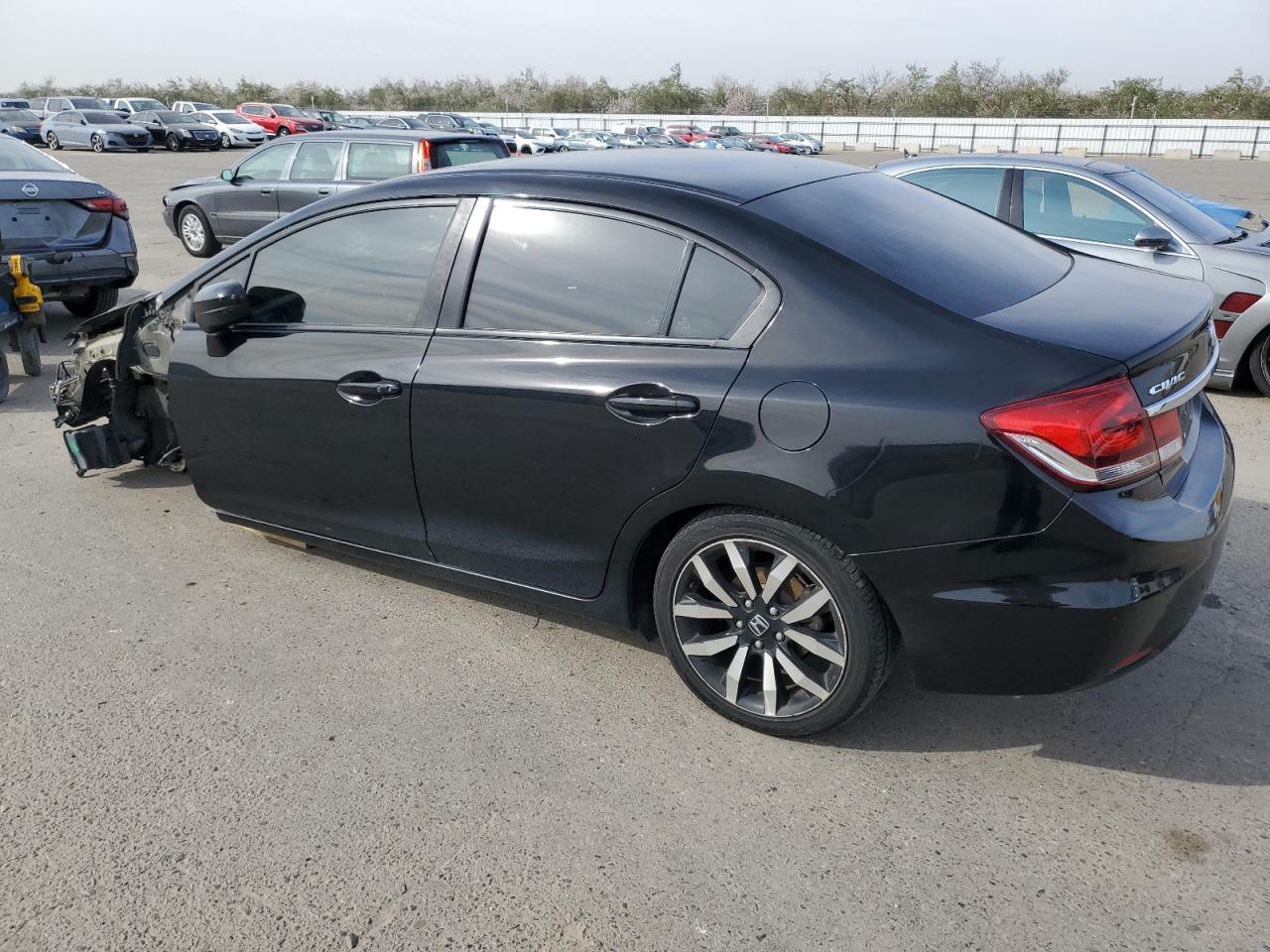2015 Honda Civic VIN 19XFB2F97FE279923 Copart auction photo, undercarriage / front end damage thumbnail 2