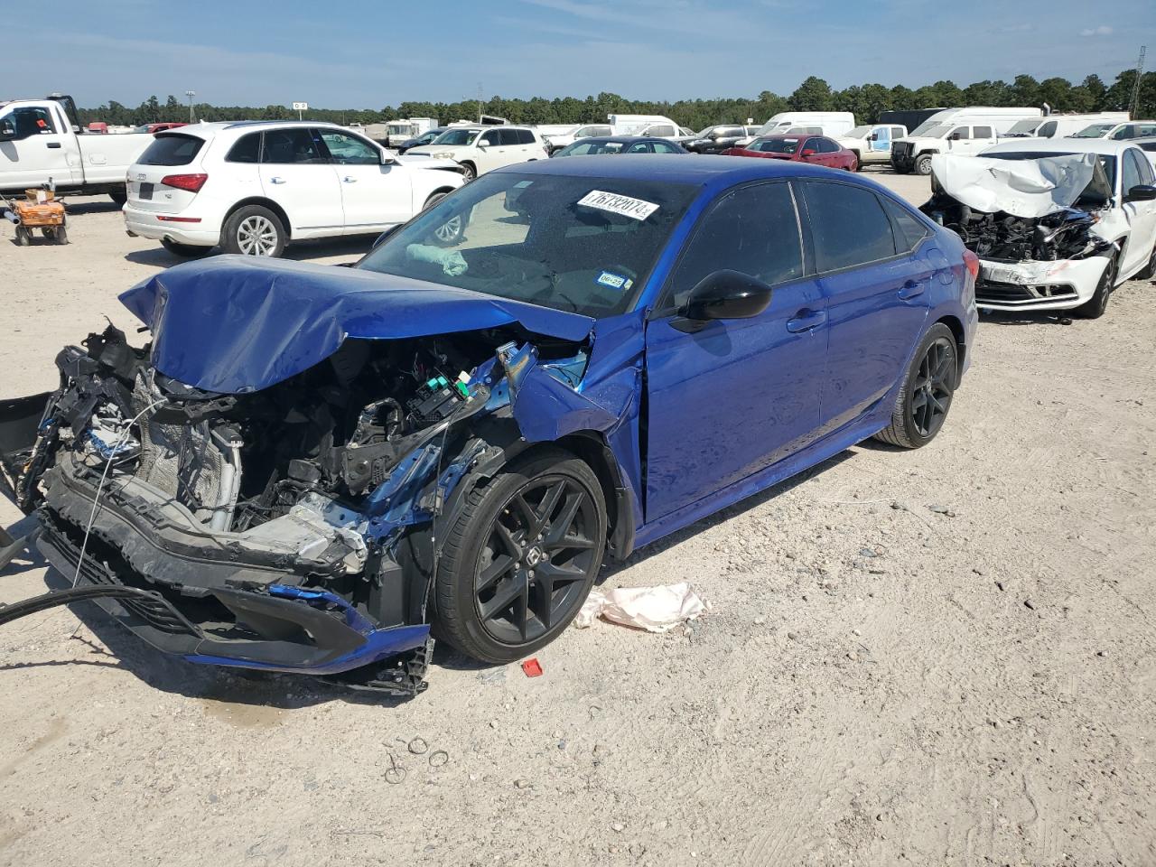 2022 Honda Civic VIN 2HGFE2F51NH594824
