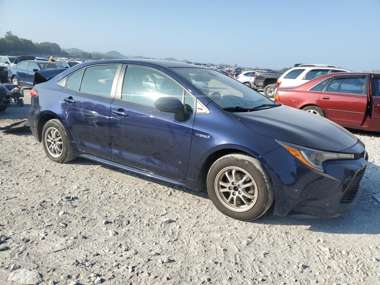 2020 Toyota Corolla VIN JTDEBRBE9LJ030478 Copart auction photo, rear end damage thumbnail 4