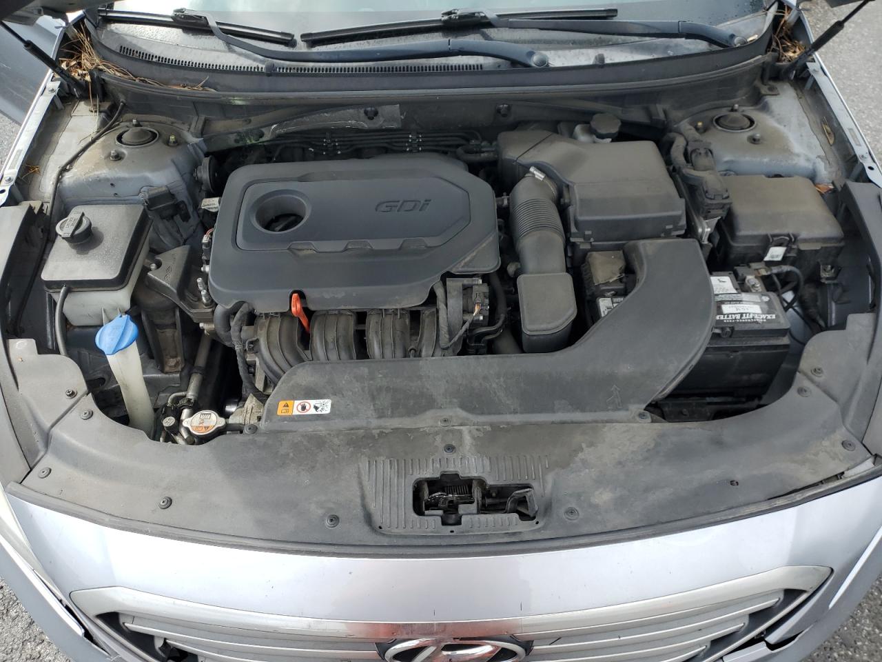 2015 Hyundai Sonata VIN 5NPE24AF5FH195535 Copart auction photo, side / front end damage thumbnail 11