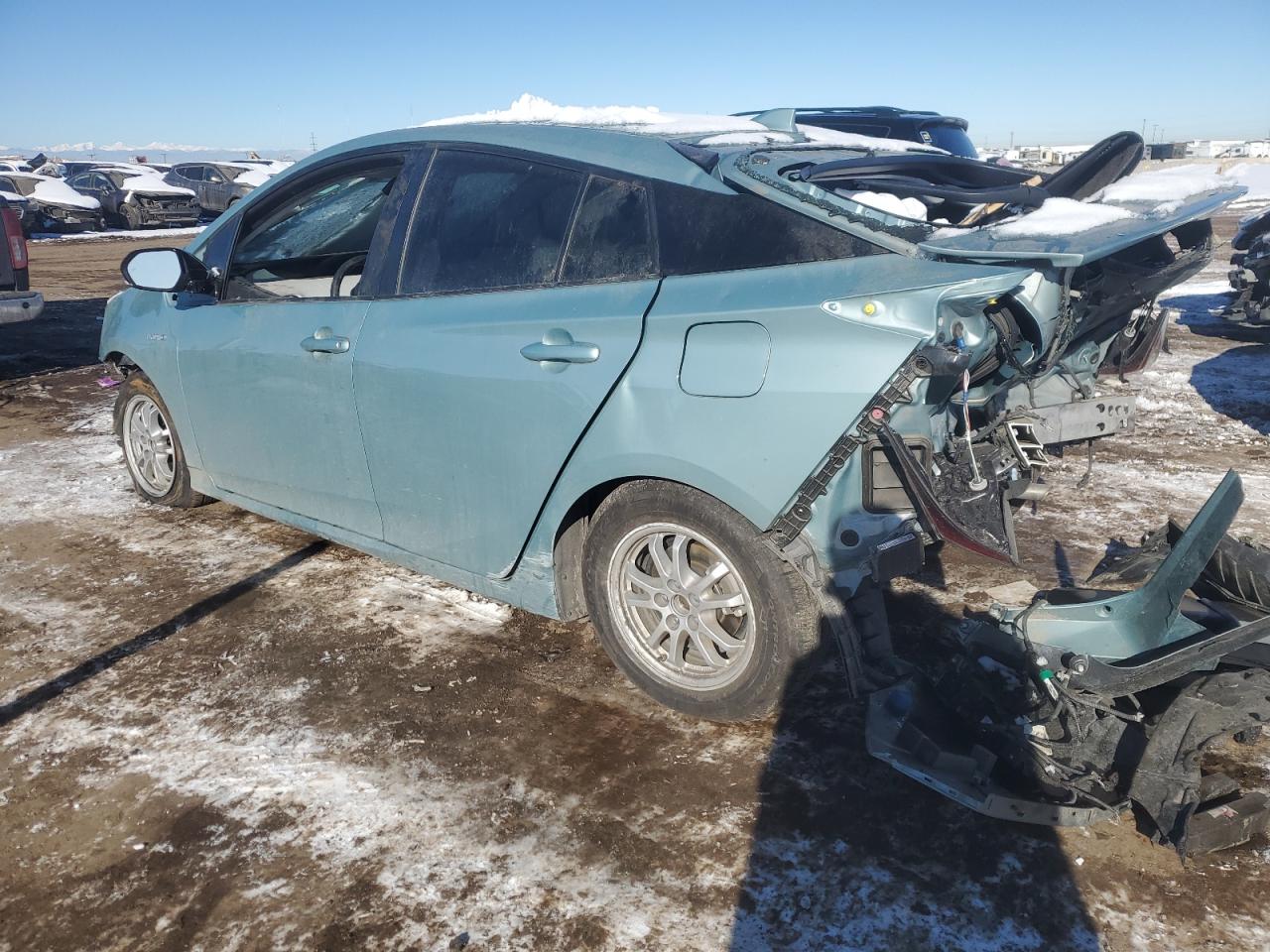 2018 Toyota Prius VIN JTDKBRFU1J3065392 Copart auction photo, all over damage thumbnail 2