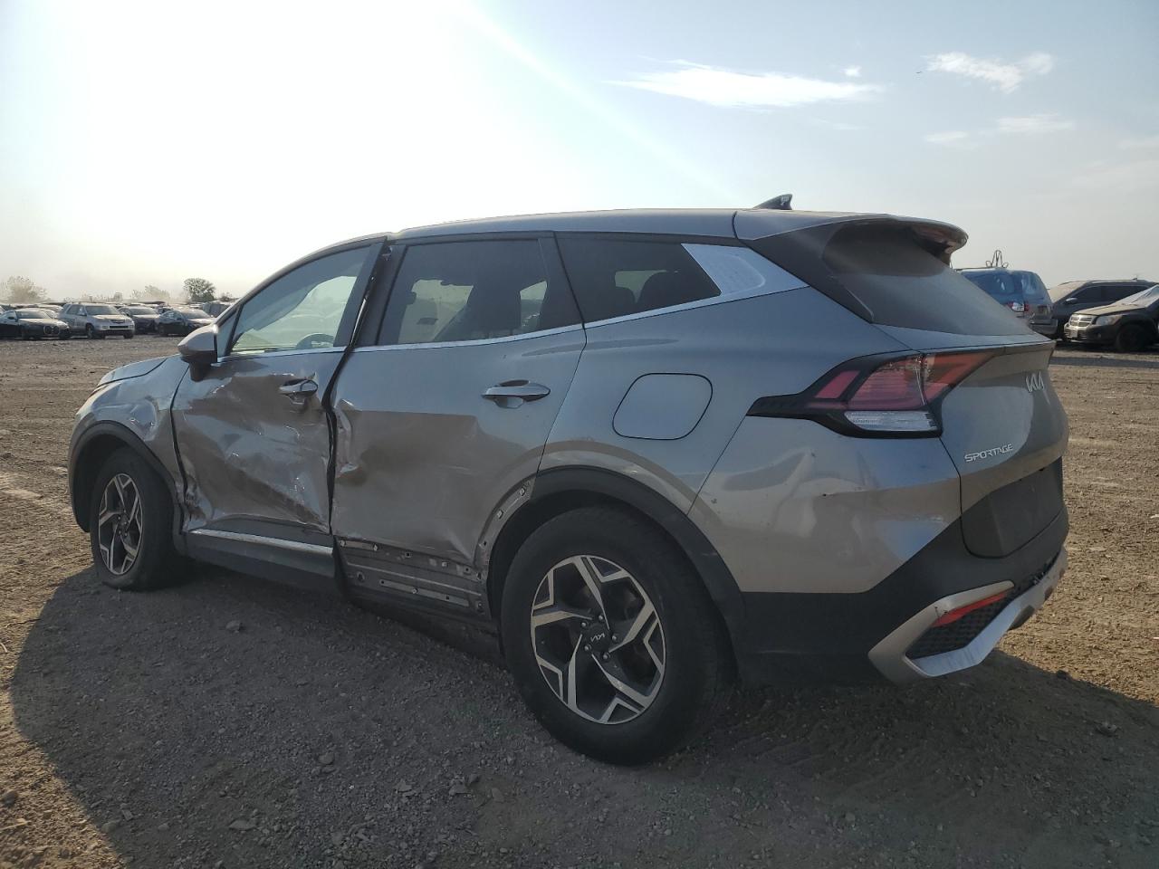 2023 KIA Sportage VIN KNDPUCAF3P7051596 Copart auction photo, front end / side damage thumbnail 2
