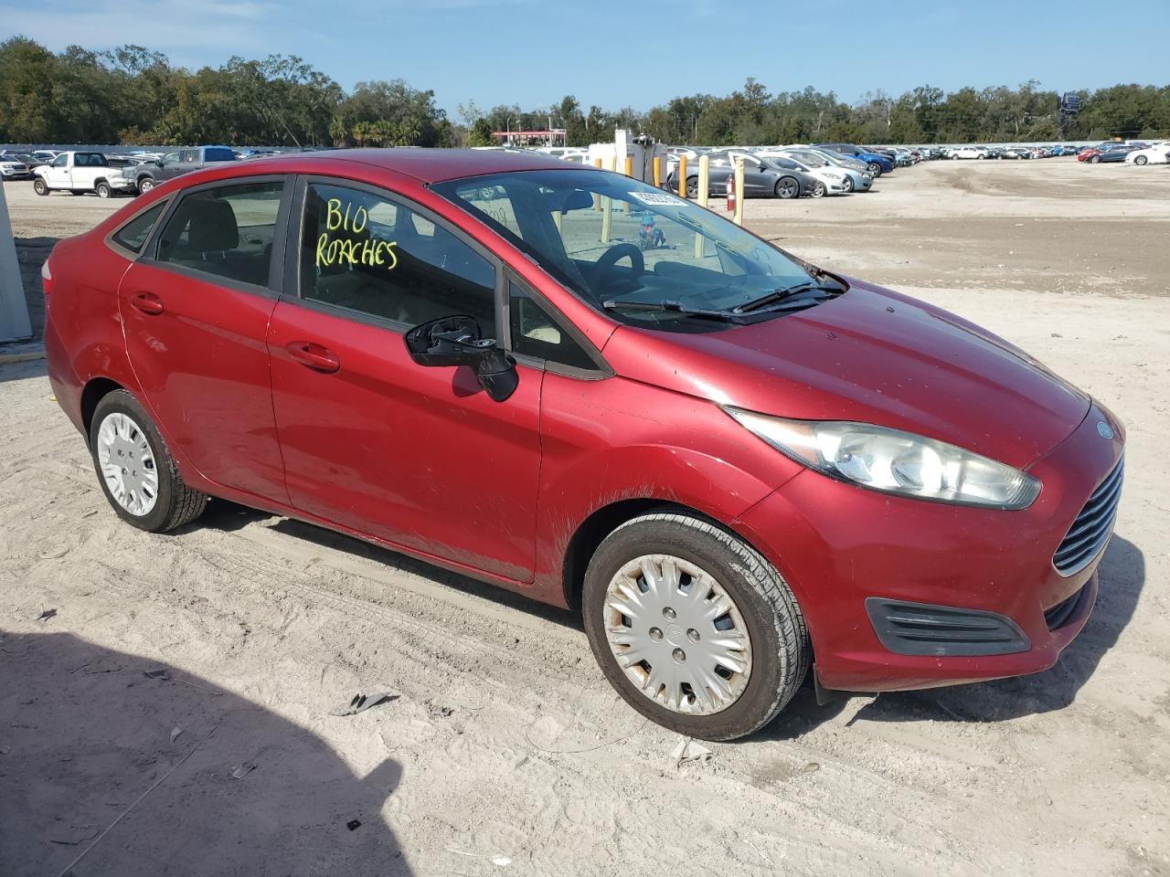 2017 Ford Fiesta VIN 3FADP4BE4HM123277 Copart auction photo, mechanical damage thumbnail 4