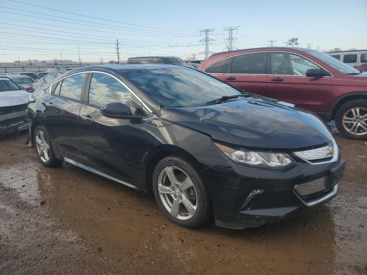 2017 Chevrolet Volt VIN 1G1RA6S59HU180365 Copart auction photo, front end / side damage thumbnail 4