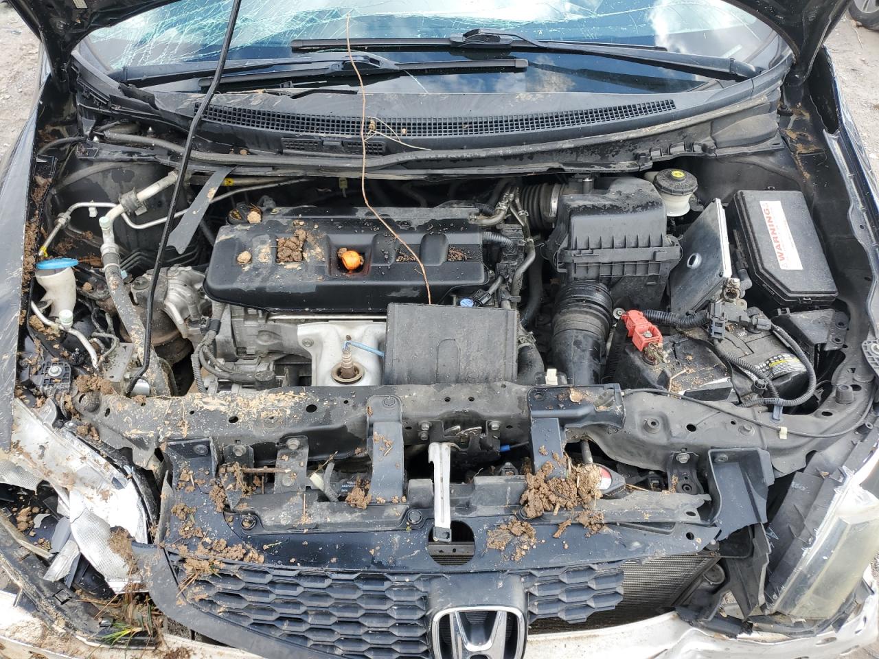 2012 Honda Civic VIN 2HGFG3B58CH501137 Copart auction photo, all over damage thumbnail 13