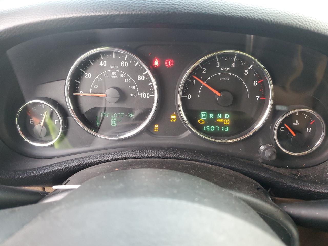 2013 Jeep Wrangler VIN 1C4BJWEG4DL635192 Copart auction photo, all over damage thumbnail 9