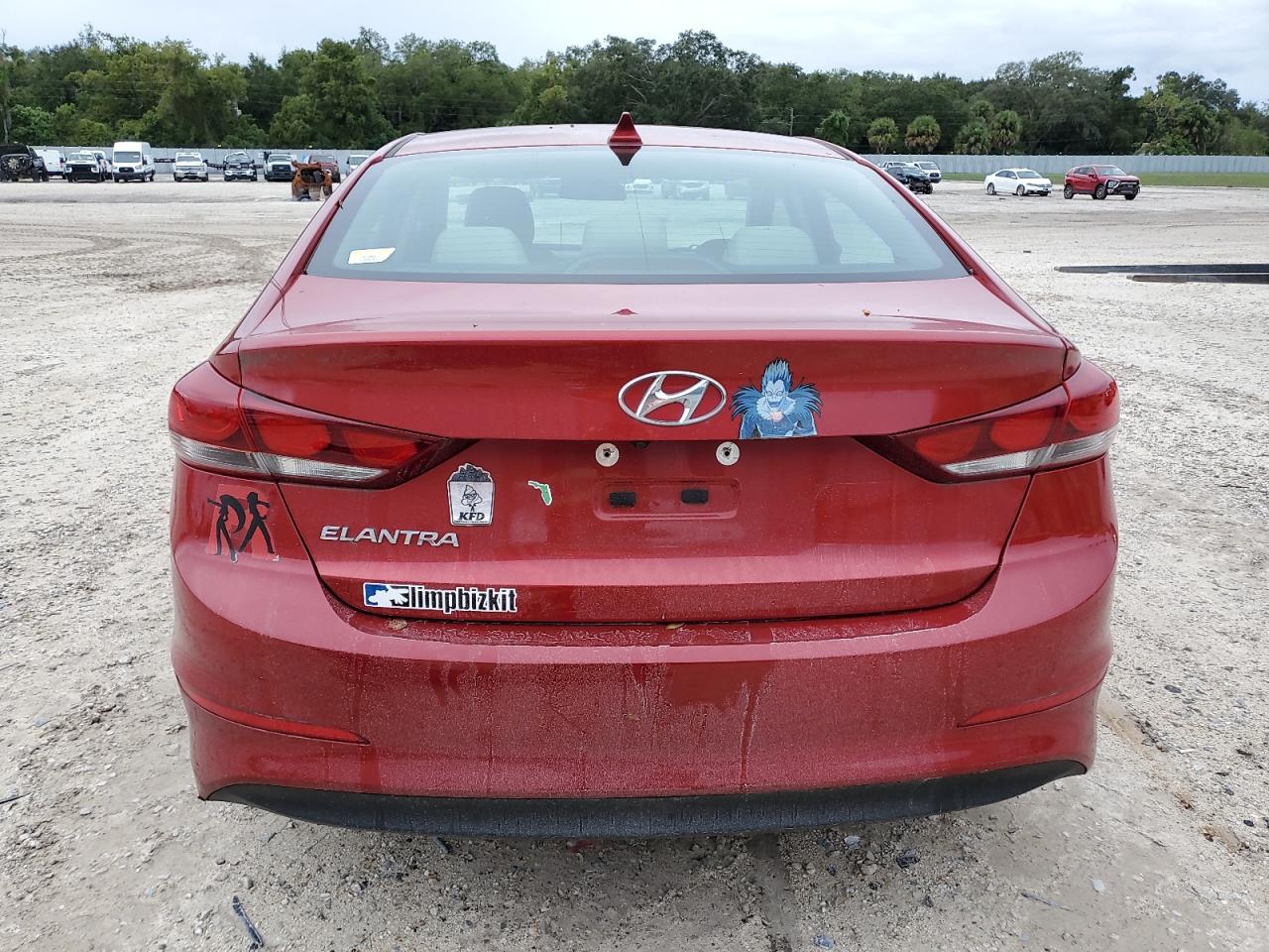 2017 Hyundai Elantra VIN 5NPD84LF6HH206889 Copart auction photo, front end damage thumbnail 6