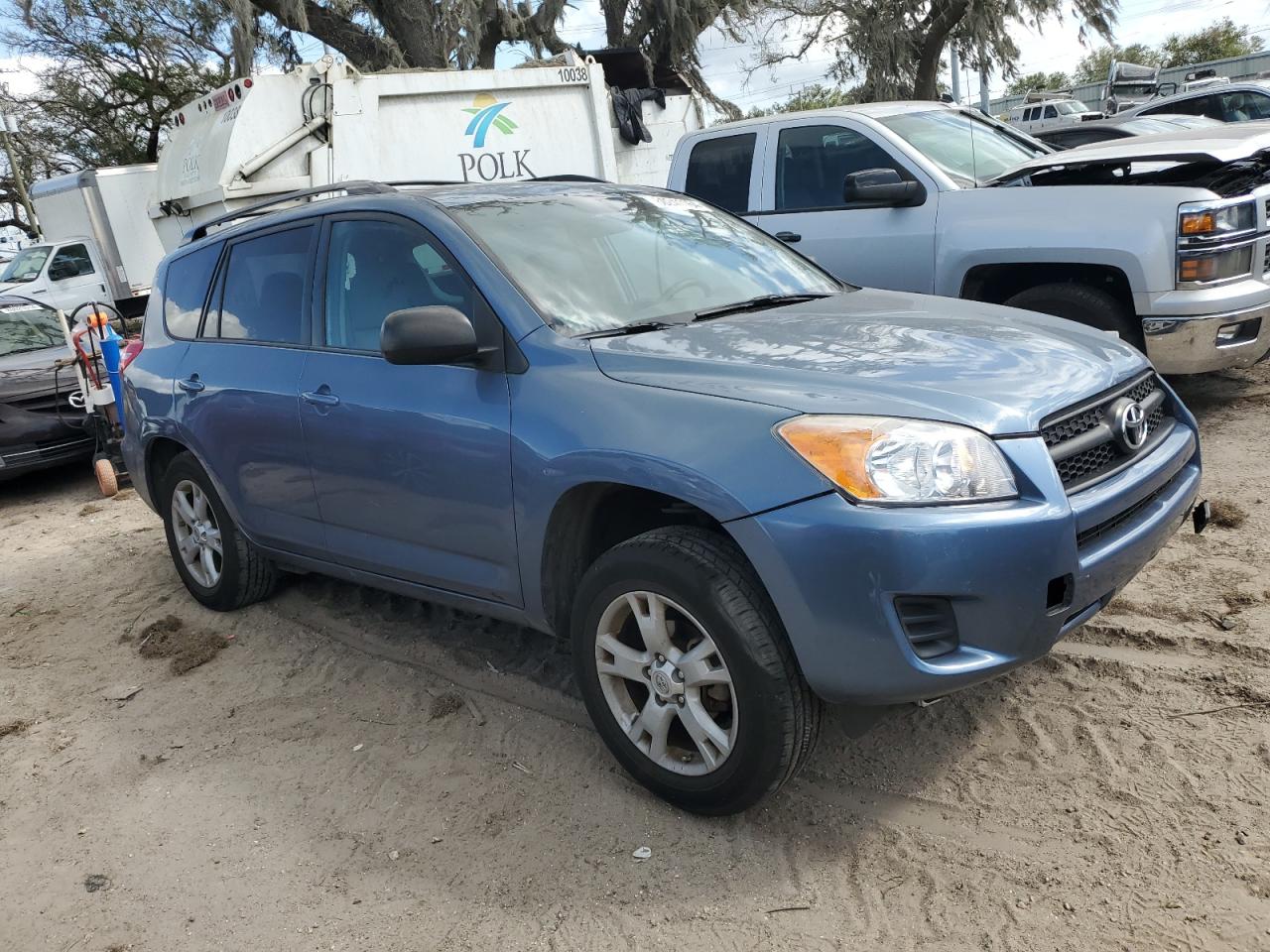 2012 Toyota RAV 4 VIN 2T3BF4DV2CW242308 Copart auction photo, side / undercarriage damage thumbnail 4