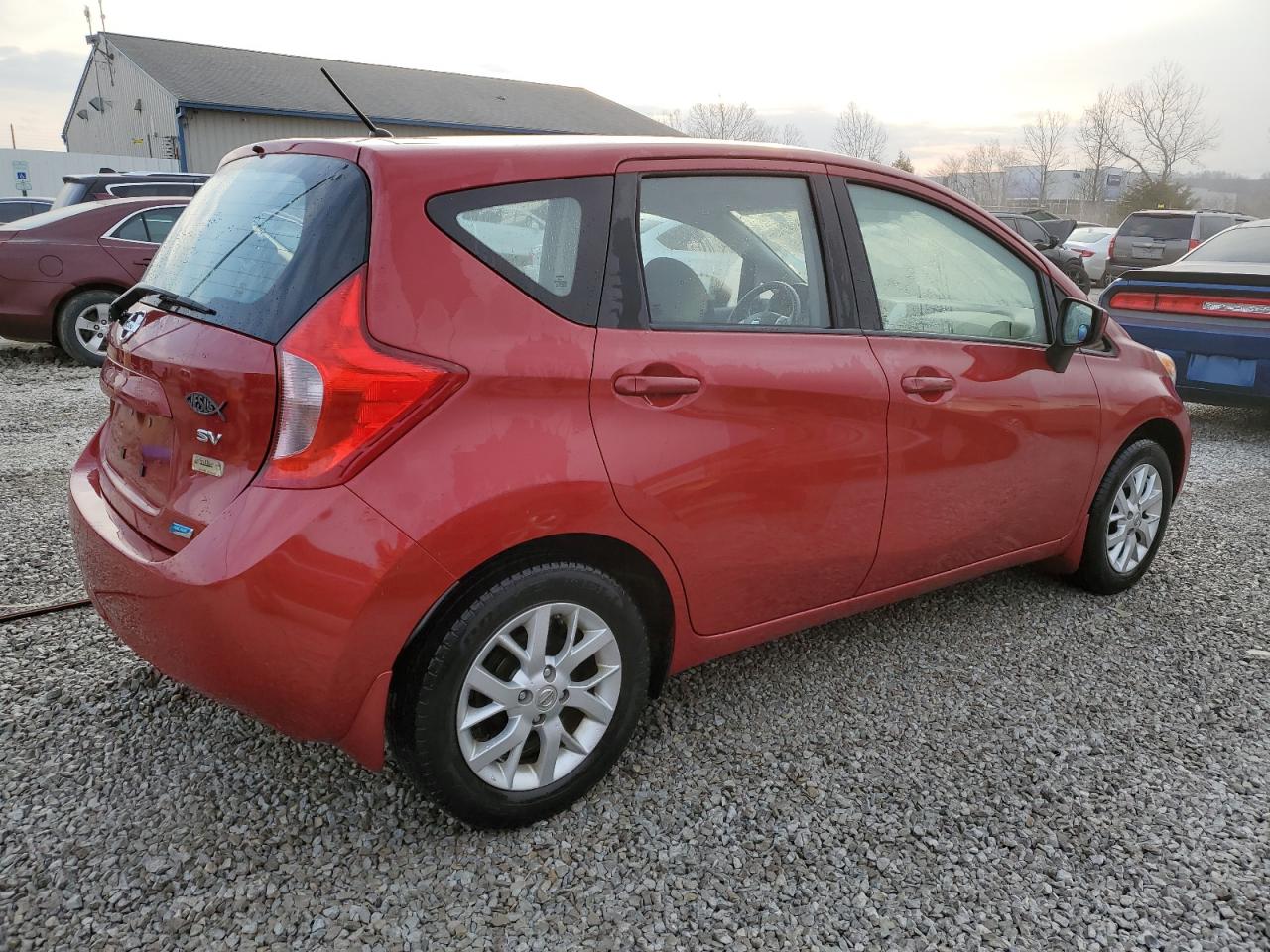 2015 Nissan Versa VIN 3N1CE2CP8FL411552 Copart auction photo, side damage thumbnail 3