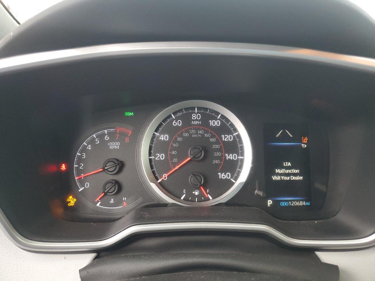 2019 Toyota Corolla VIN JTNK4RBE5K3034460 Copart auction photo, front end / rear end damage thumbnail 9
