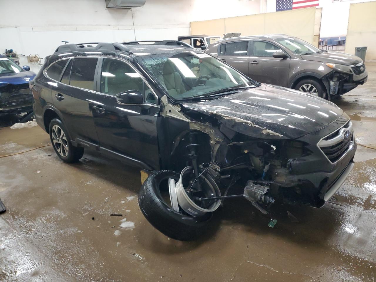 2020 Subaru Outback VIN 4S4BTANC7L3118277 Copart auction photo, front end / undercarriage damage thumbnail 4